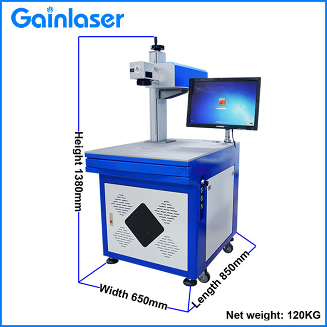 355nm AC110V Laser Printing Machine On Plastic For PE