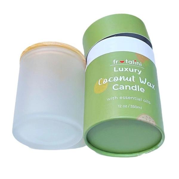 Perfume Candle Fragrance Cylindrical Paper Tube Packaging Customized Logo