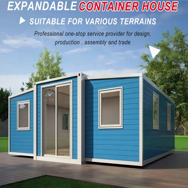 Electro Galvanized Steel Structure Foldable Expandable Container House for Hotel