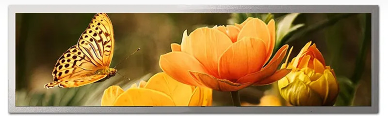 6.86 Inch Strip Bar Intelligent LCD 480×1280 Dots LVDS/MIPI IPS HD Industrial Control Advertising Screen