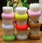 Super fine fiber wood handle cleaning brush