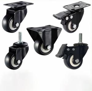 China Universal M8 Plastic Furniture Castors Wheels Replacement wholesale