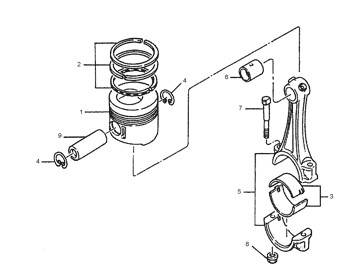 1337082 Ring Group Piston Cylinder Liner 297-9158 Engine 133-7082 Ring 2979158 Piston