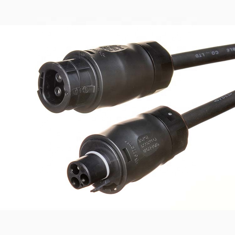 CEE/16 3 Prong Schuko Plug Male End Type Power Cord H07RN-F IP44 for Solar Panel Inverter Heavy Duty and Waterproof