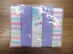 China 10 pk baby girl face cloth wholesale