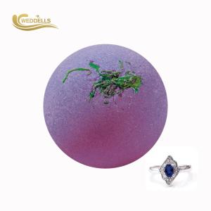 China Sandalwood Scented Jewelry Bath Bombs ,160g Surprise Private Label Bath Bombs wholesale