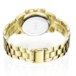 24k Gold Brass Wrist Watch , Quartz Japan Movt Womens Watch Water Resistant