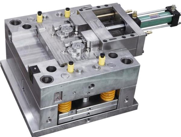 Heat Treated Injection Mould Parts , Cylinder Driven Production Plastic Moulding
