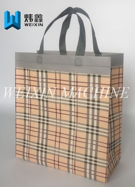 China Manufacturer Customized High quality Grid Non Woven Gift Bag /ultrasonic