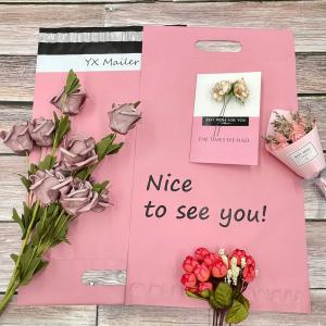 China Weight Capacity 20KG Printed Plastic Mailing Bags With Handle wholesale