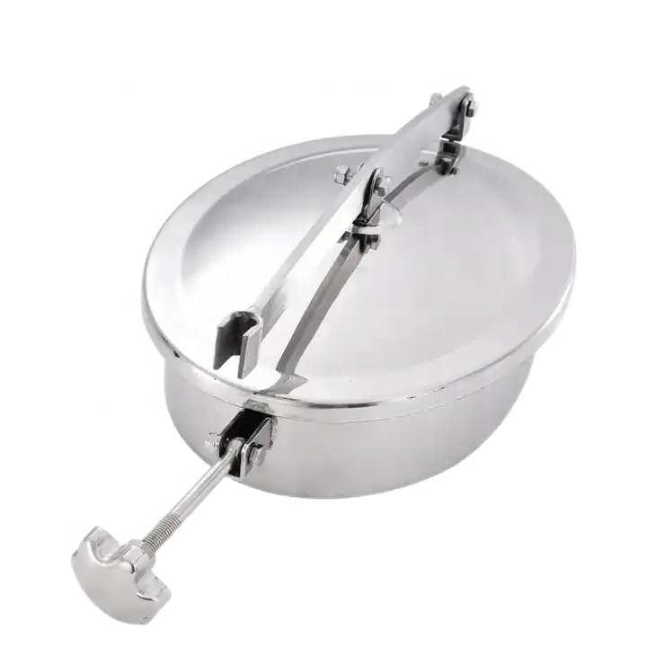 Mini Type Manhole Oval Cover without Pressure Tanks for Stainless Steel 304 316 316L