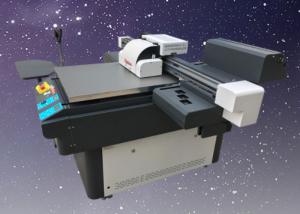 China Electronic Inkjet Printing Machine A1 Size 3 Head UV Flatbed Printer Machine wholesale