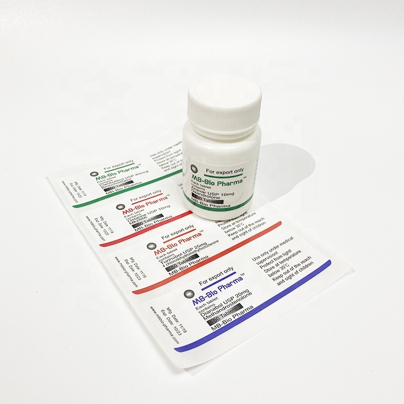 Heat Resistant Holographic Vinyl Prescription Pill Bottle Label ISO Approved