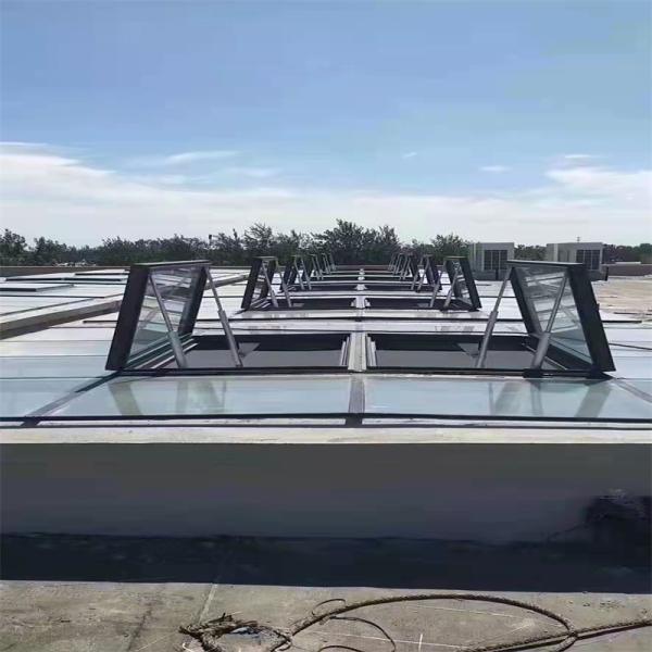 One Line Electric Smoke Exhaust Skylight Plant Lighting Fire Skylight