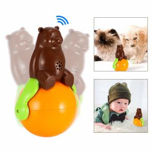 China Pet Dog And Cat Toys Shaking Around Bear Funny Tumbler 0.75lb Lightweight wholesale