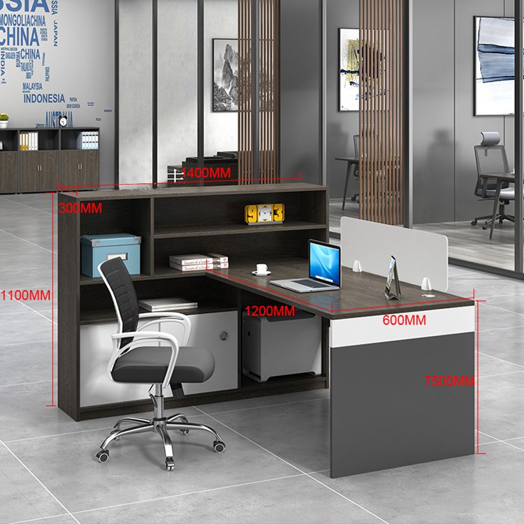 Office Furniture Computer Desk Workstation with Customized Colors Staff Open Desk