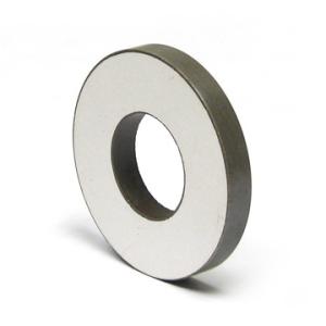 China Diamter 60mm Piezo Ceramic Ring High Precision Low Dielectric Loss wholesale