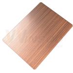 1500mmx3000mm Decorative Stainless Steel Sheet Hand Blackened Brushed Red Bronze