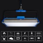 LED 300W RGBW Studio Fill Light , Soft Panel Portable Photography Light TV Film