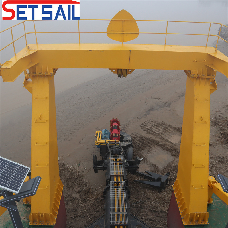 Kingda Pump Set Sail Sand Dredger with Dredging Machine
