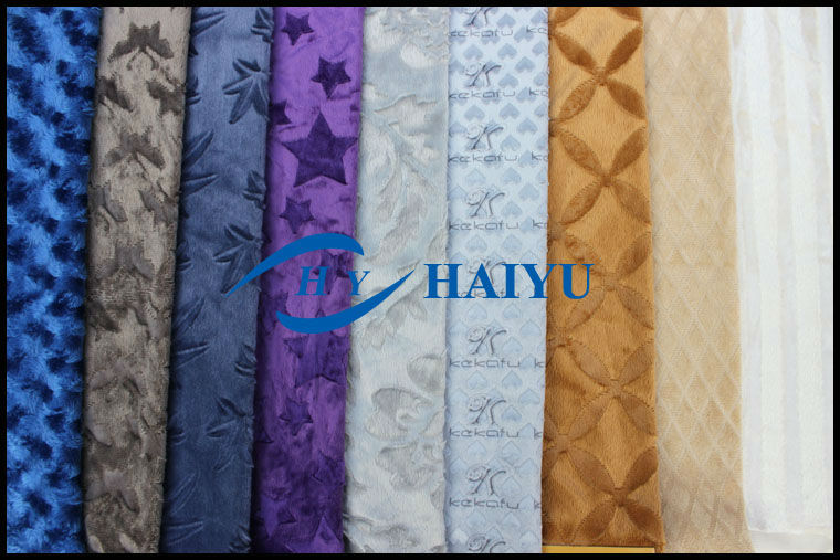 brushed loop velvet fabric for garments