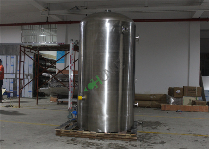 Stainless Steel Water Storage Vessel Tank For Storing Water / Beer / Milk