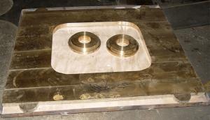 China 0.01mm Flatness Alloy Kitchen Sink Mould CMM Griding Polishing wholesale