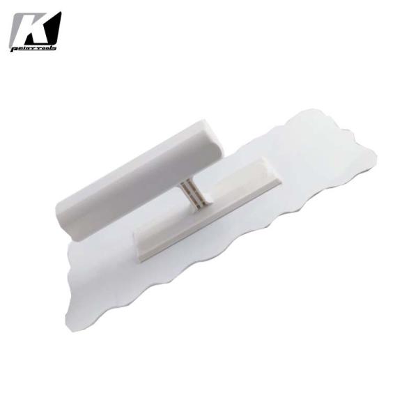 Heavy Duty Practical Plastic Notched Trowel , Lightweight Plaster Finishing