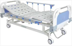 China Stamping Forming Movable 2 Crank Manual Hospital Bed wholesale