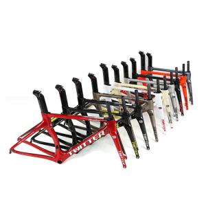 China Gloss T800 Carbon Road Bike Frame EPS UV Laser Colorful Decals With RIM Brake wholesale