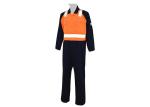 Orange Navy Reflective Safety Wear , Industrial Safety Clothing Australian Size