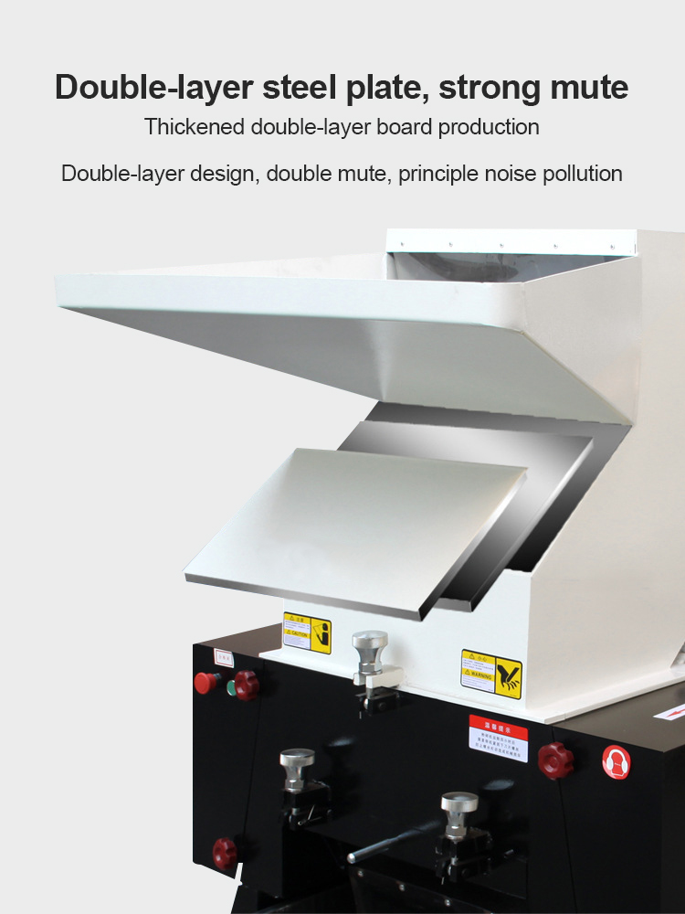 15KW Solid Plastic Blocks and PE Films Crusher for Direct Supply from Plastic Crusher