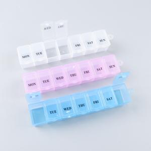 China Athmedic Food Grade Weekly Pill Box Organizer Colored Medicine Store wholesale