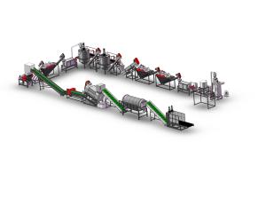 China Plastic Bottle Recycling Pet Bottle Washing Line 800kg / H wholesale