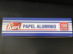China Restaurant Parchment Lined Foil , Aluminum Foil Wrap 3 - 300m Length wholesale