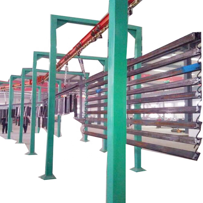 Vertical Type PP Spray Metal Powder Coating Line For Pipe