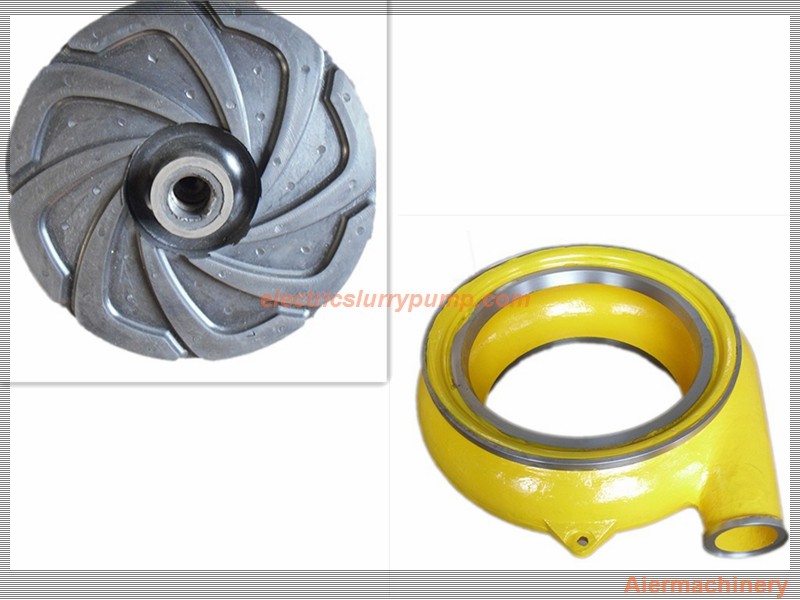 High Performance Mining Slurry Pump Diesel Mud Pump Hard Metal / Rubber Matrial