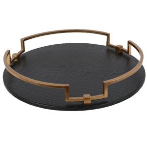 China Livingroom Gold Metal 105Mm Decorative Display Trays wholesale