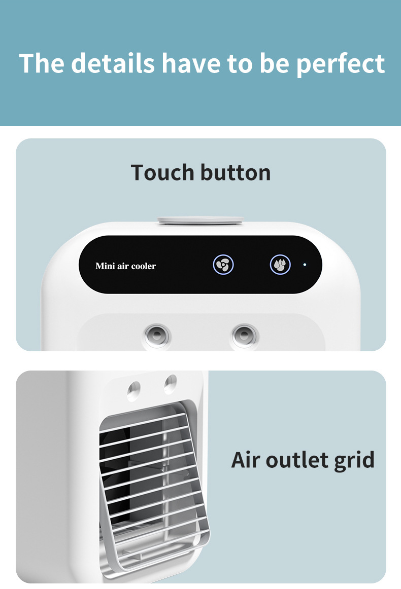 2024 Portable Evaporative Air Cooler for Room and Office Cooling Needs