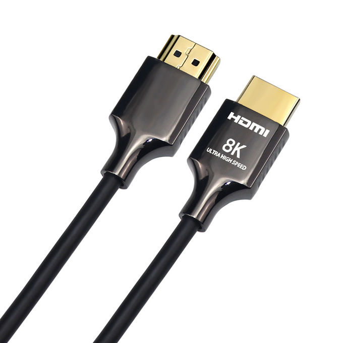 ODM Aluminum AOC HDMI Cable 8K 1M 2M 34AWG VRR HDR HDMI