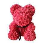Wholesale Price 40CM Roses Bear with Diamond for Valentines Day Gift