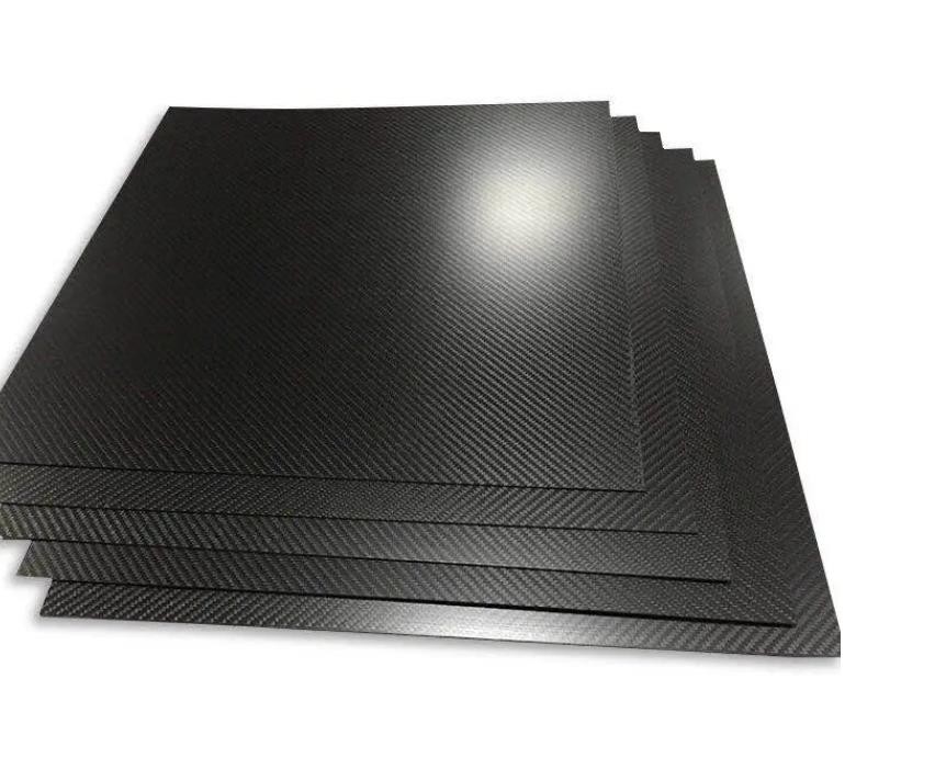 Carbon Fiber Sheet 3K Twill or Plain Colorful Kevlar Impact Resistant piece in different thickness