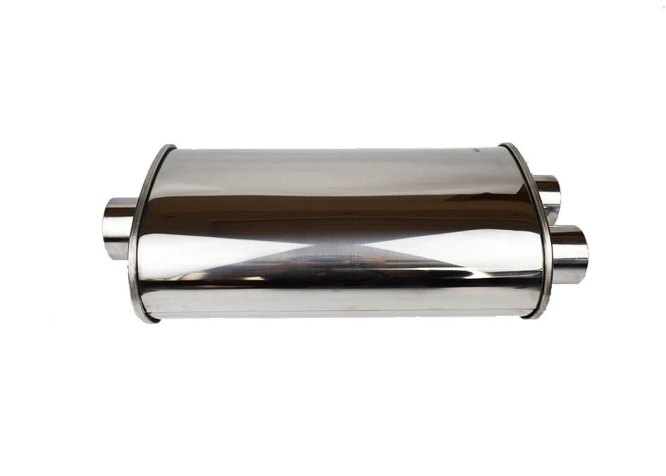 OEM Design Longlife Automobile Spare Parts Car Dual Exhaust Muffler 4"X 9"
