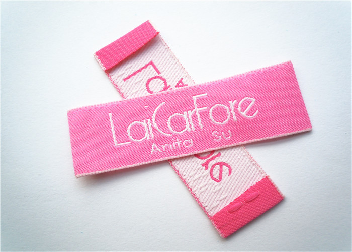 Clothing sew in garment labels fabric woven lable customized lable