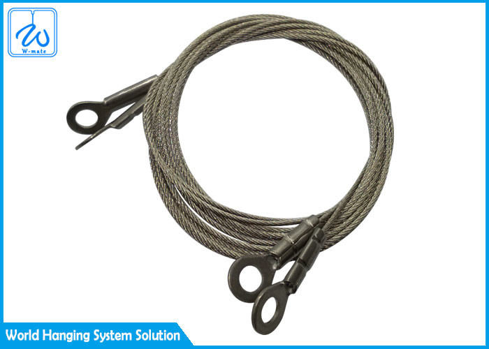 Safety Cord With Attenuator 7x7 Stainless Steel Wire Rope 1.5mm Steel Cable Sling