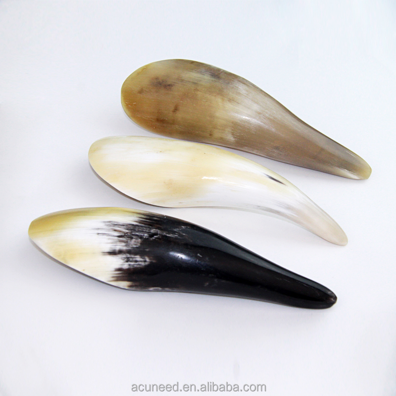 Medium Agate Buffalo Horn Massage Tool Scraping Gua Sha Horn