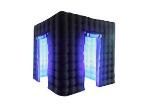China Weddings Led Photo Booth Enclosure Inflatable Cube Photo Booth Anniversary Birthdays wholesale