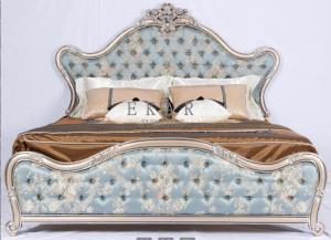 China Beds classic bed king bed royal luxury bed solid wood bed supplier Italy style LS-A803A wholesale