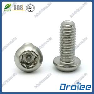 China Stainless Steel Button Head Torx Tamper Proof Security Screws wholesale