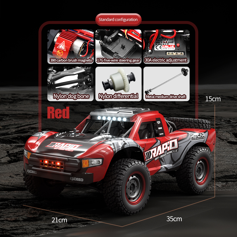 120m Remote Control speed Vehicle Brushless Electric Colour Box Plastic Model